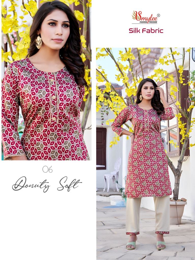 kinti fashion vanilla vol-2 201-206 series fancy rayon fabric designer  kurtis online supplier surat