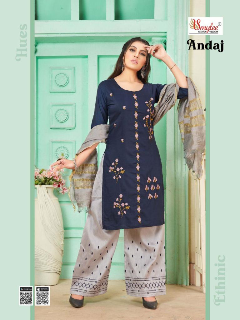 Smylee  presents  Andaj  Designer  ready made  Collection