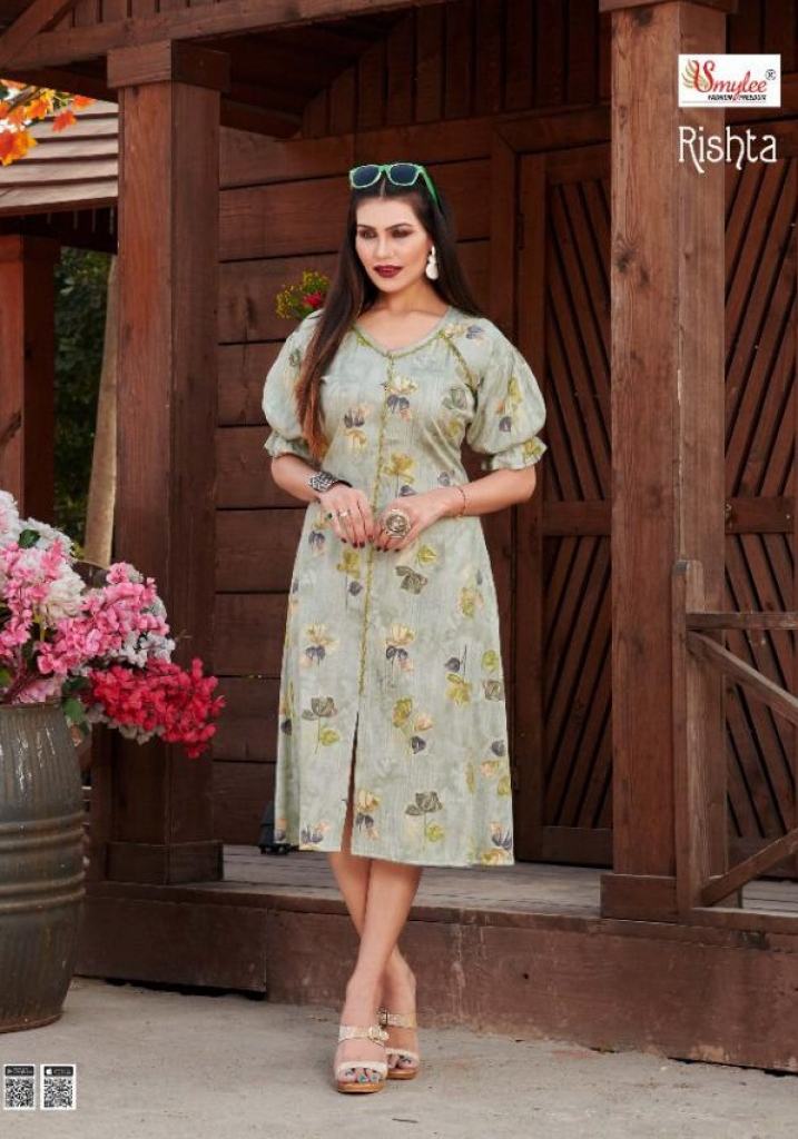 Smylee presents  Rishta  Printed Kurtis Collection