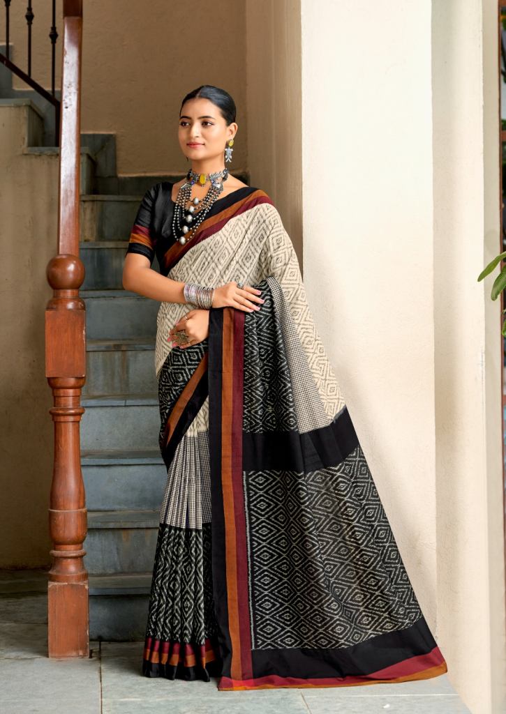 Sr Barkha Plus Mul Mul Saree
