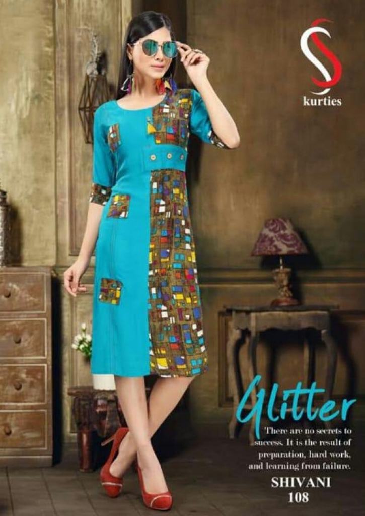 Ss presents  Shivani  Printed Kurti Collection