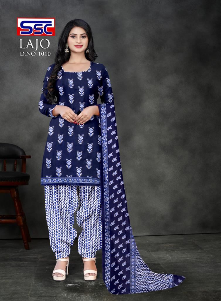 Ssc Lajo  vol 33 Casual Wear American Printed Dress Material collection 