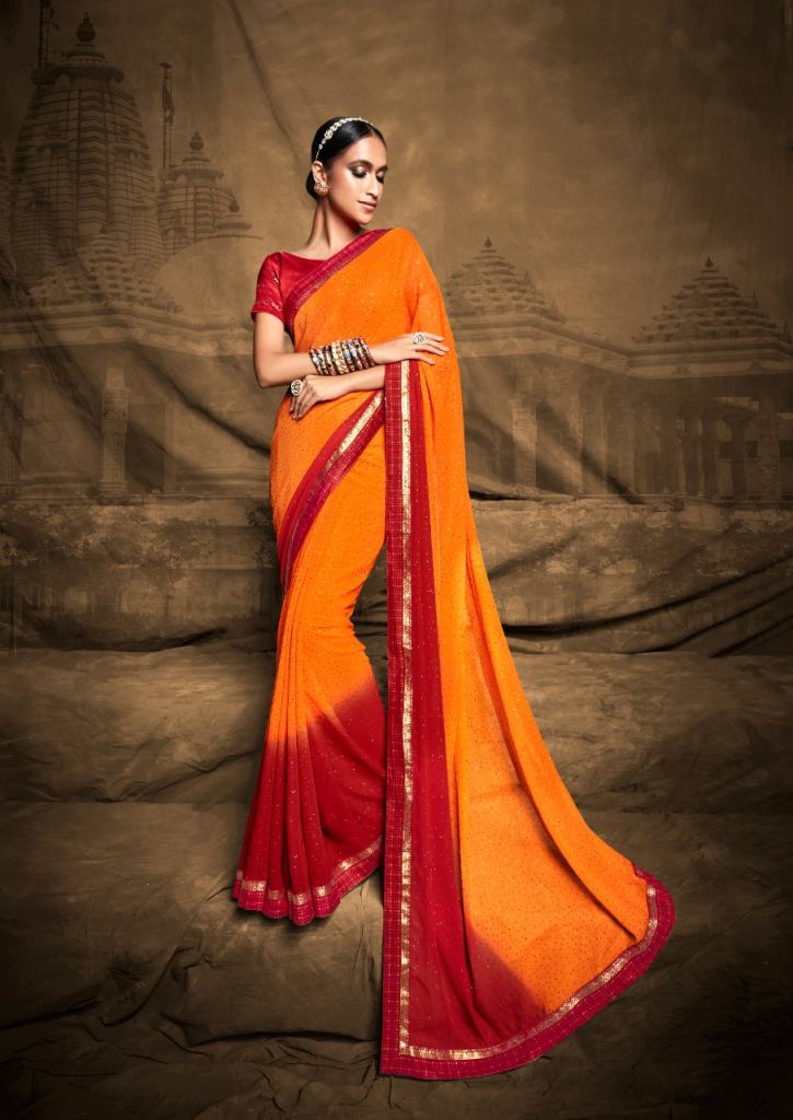 Stavav Eliza Weightless Georgette Saree Collection