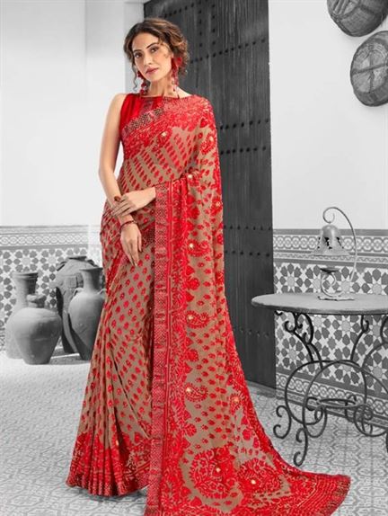 Suhane Pal by saroj party wear sarees catalogue