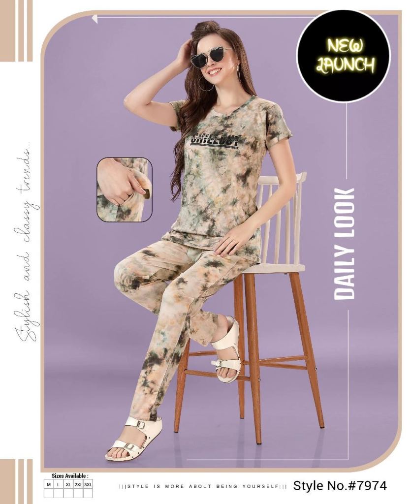 Summer Special B 518 Shinker Hosiery Night Suits