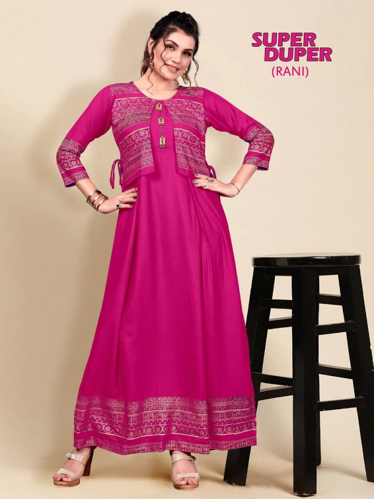 Super Duper  Ethnic Wear Long Kurtis Collection