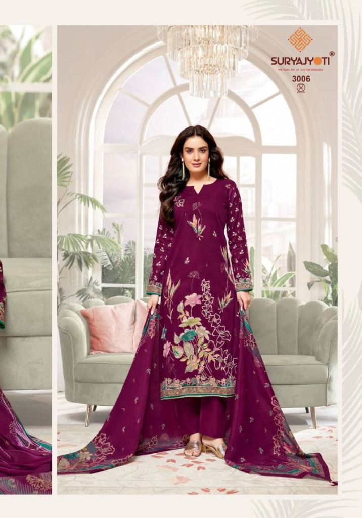 SuryaJyoti Kaara Advance Vol 3 Printed Dress Material