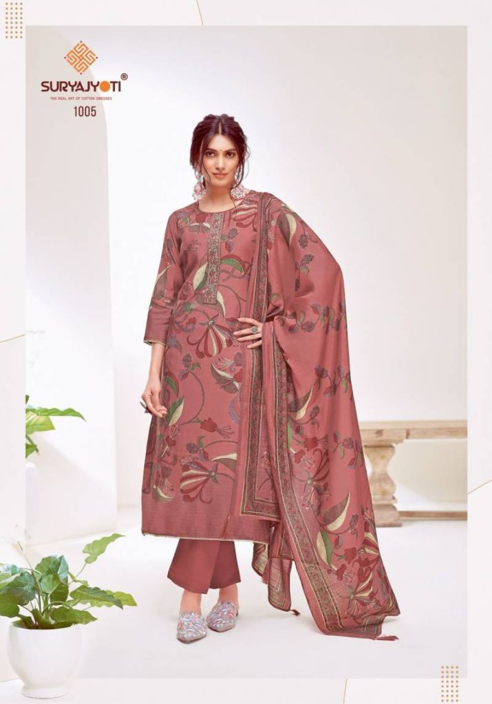 Suryajyoti Kajal Vol 1 Printed Dress Material