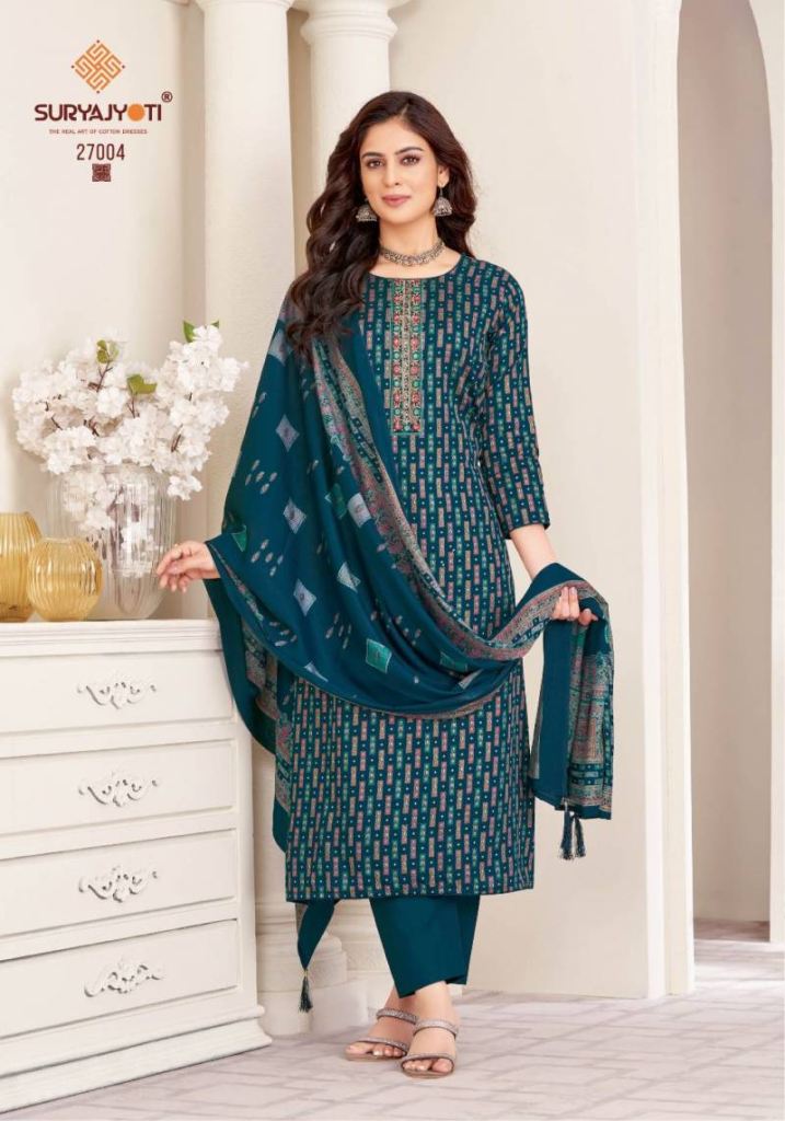 Suryajyoti Kalki Vol 27 Discharge Dress Material