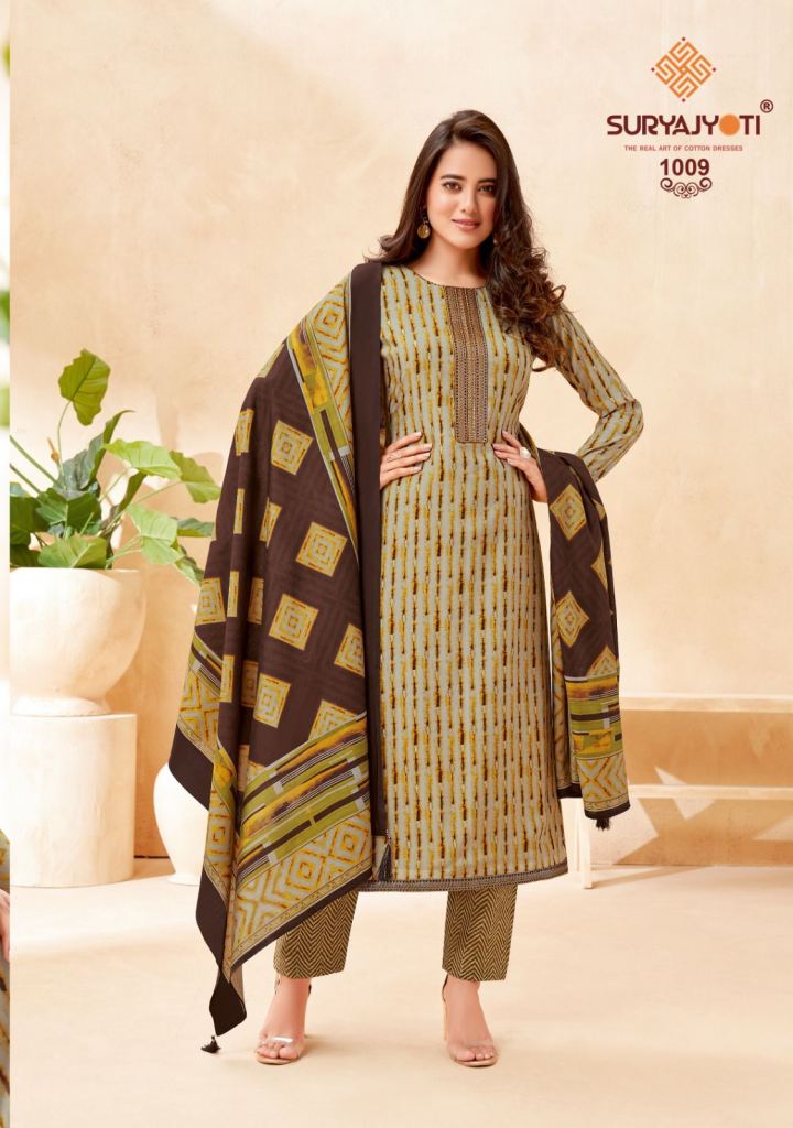Suryajyoti Pari Vol 1 Designer Modal Silk Dress Material Collection