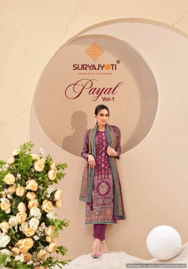 Suryajyoti Payal Vol 1 Dress Material