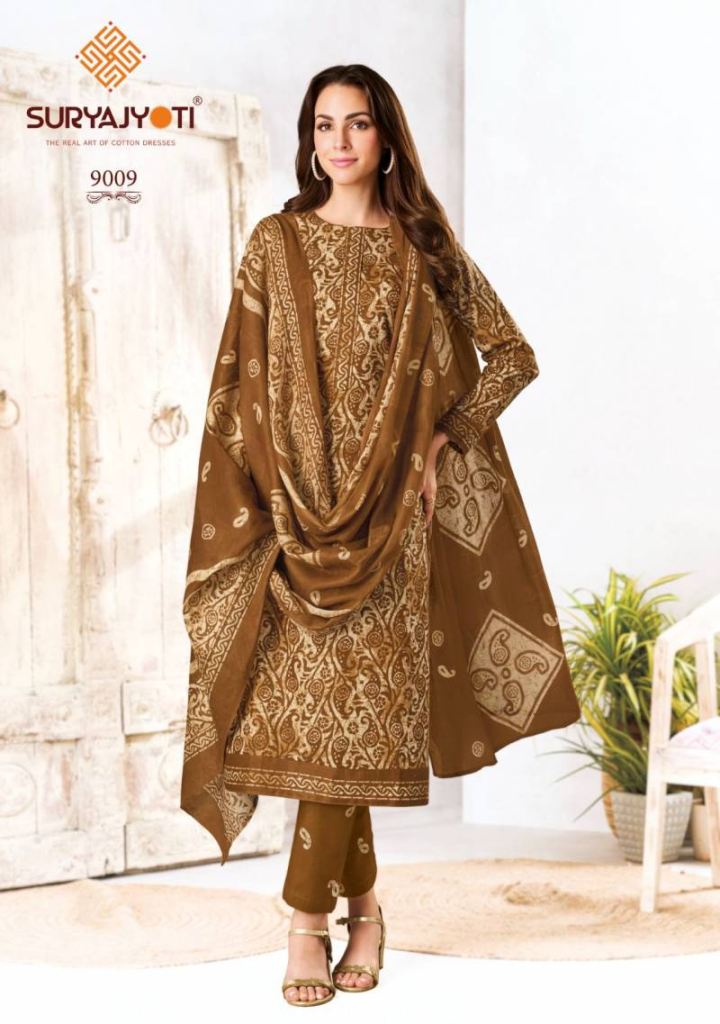Suryajyoti Pehnava Vol 9 Dress Material