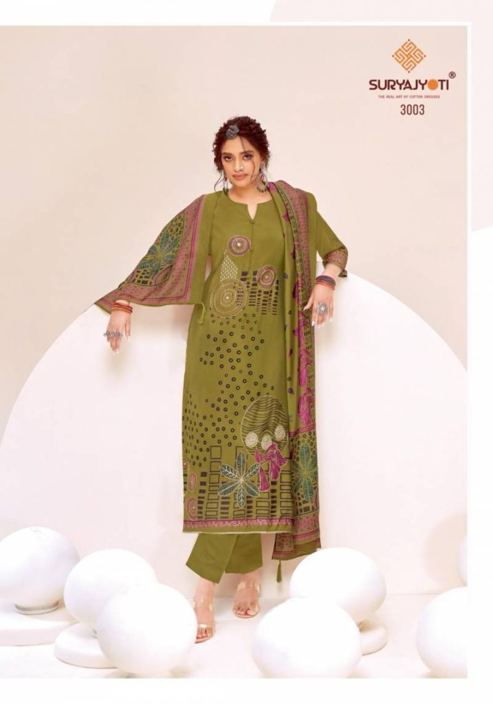 Suryajyoti Prabha Vol 3 Printed Dress Material