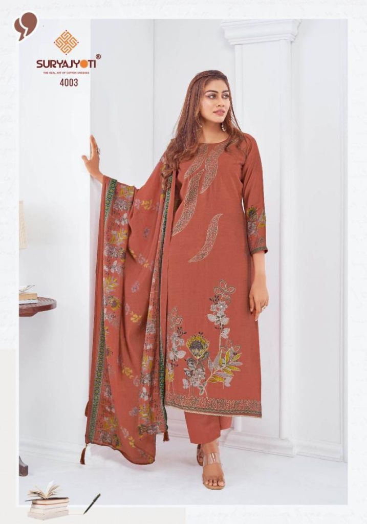 Suryajyoti Prabha Vol 4 Printed Dress Material