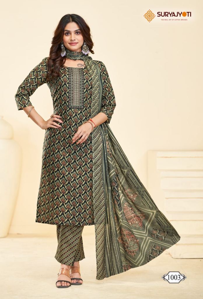 Suryajyoti Pragya Vol 01 Kurti Pant With Dupatta
