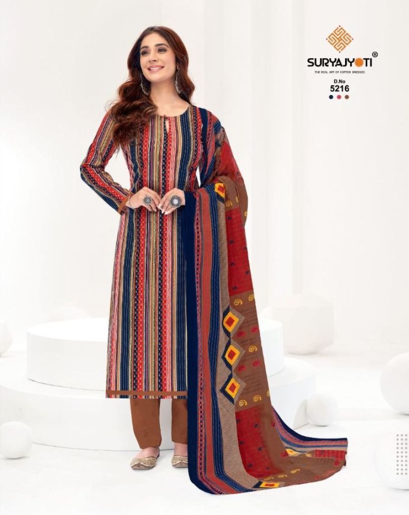 Suryajyoti Premium Trendy Cottons vol 52  catalog Designer Dress Material