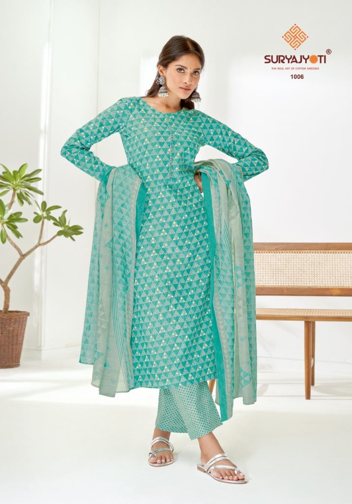 Suryajyoti Preyasi  vol 1 Cotton Lawn print Ready Made Designer Dress Material Collection