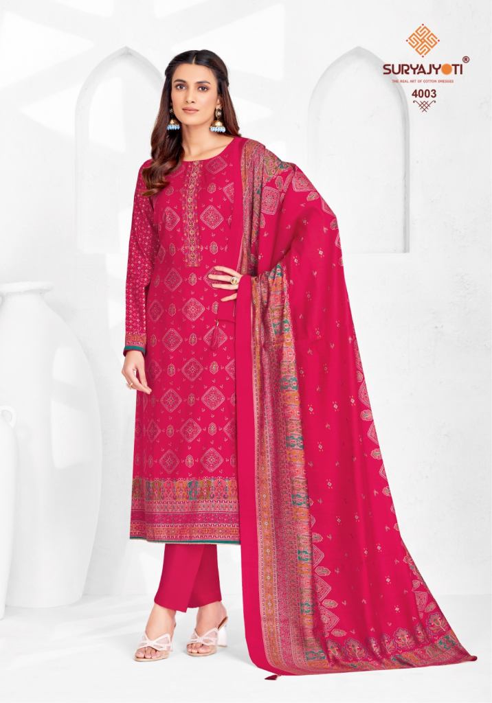 Suryajyoti Pushpa Vol 4 Dress Material