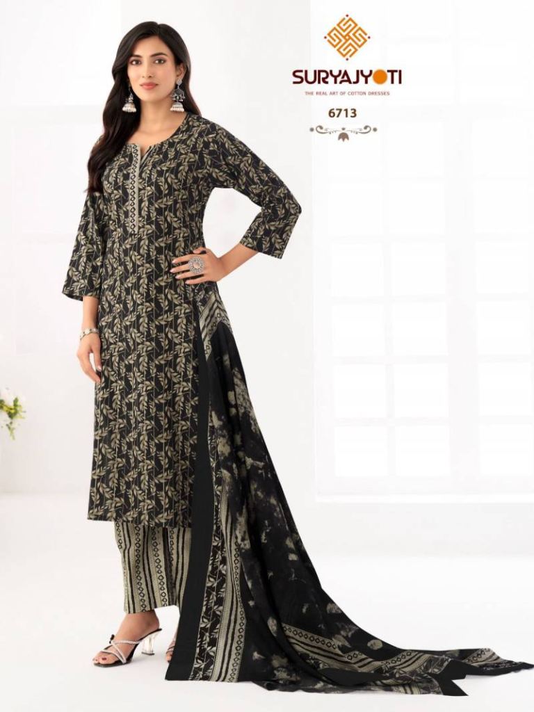 Suryajyoti Trendy Cotton Vol 67 Dress Material