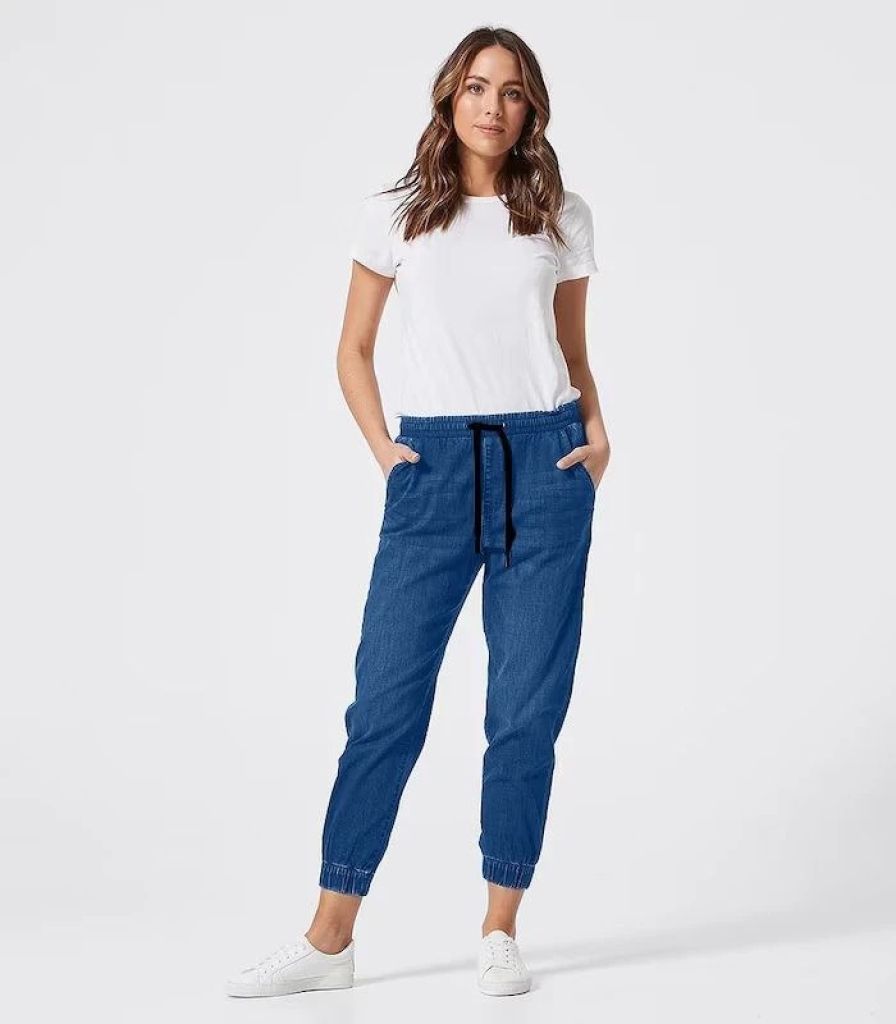 Swara Denim 4 Joggers Pocket Comfort Pants