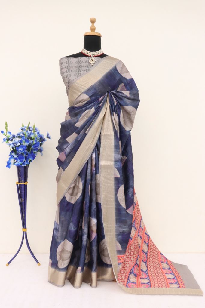 Swasti Jalpa Sarees Lichi Jacquard Silk Saree 