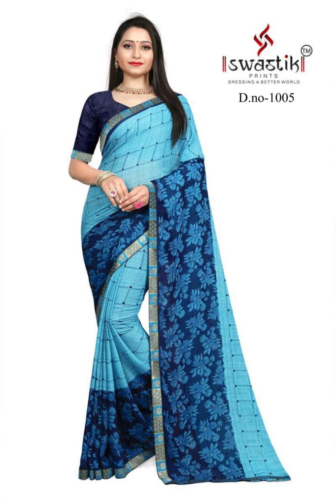 Swastik  Dulhan vol 1  Casual Wear Printed Sarees Catalog