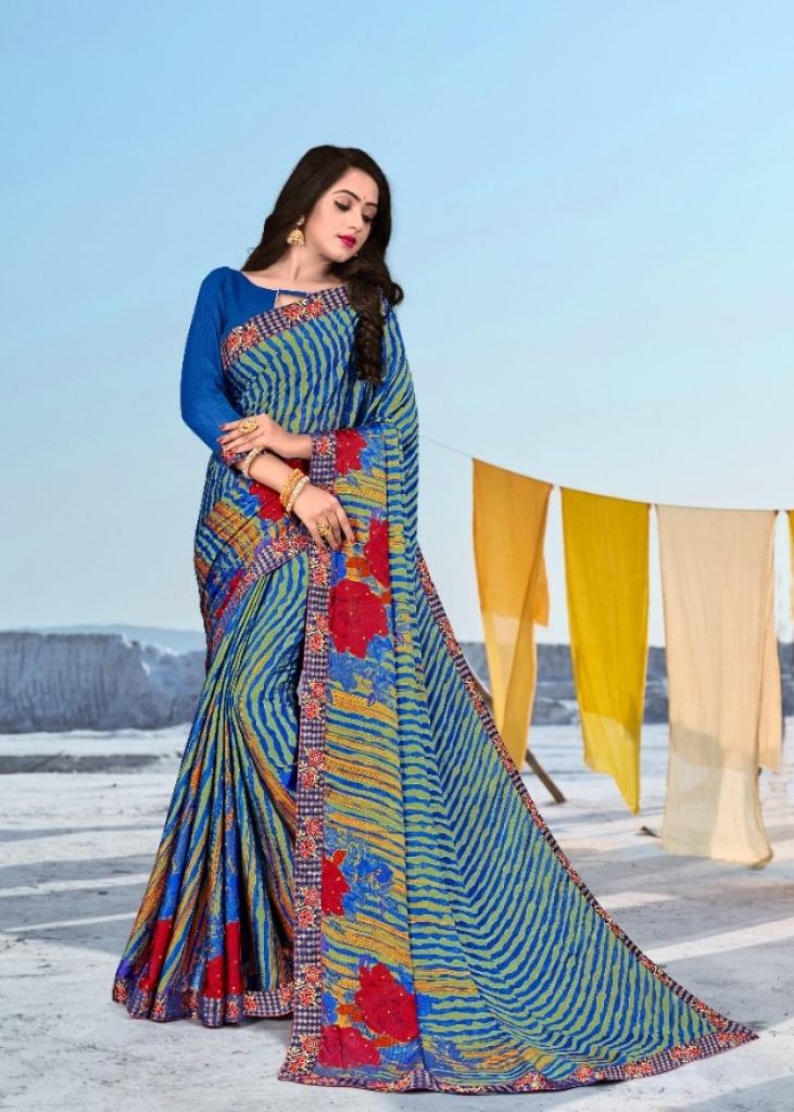 Swastik  Patrani vol 7  Casual Wear Printed Sarees Catalog