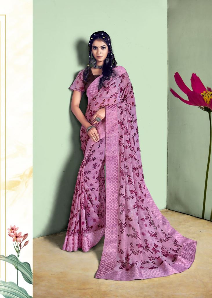 Swastik  Tilak  Casual Wear Printed Sarees Catalog 