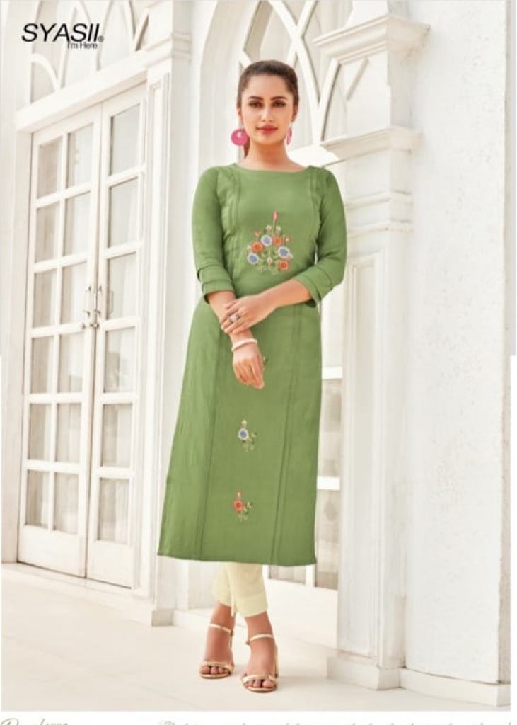 Syasii presents Ancy vol 1  Designer Kurtis Collection