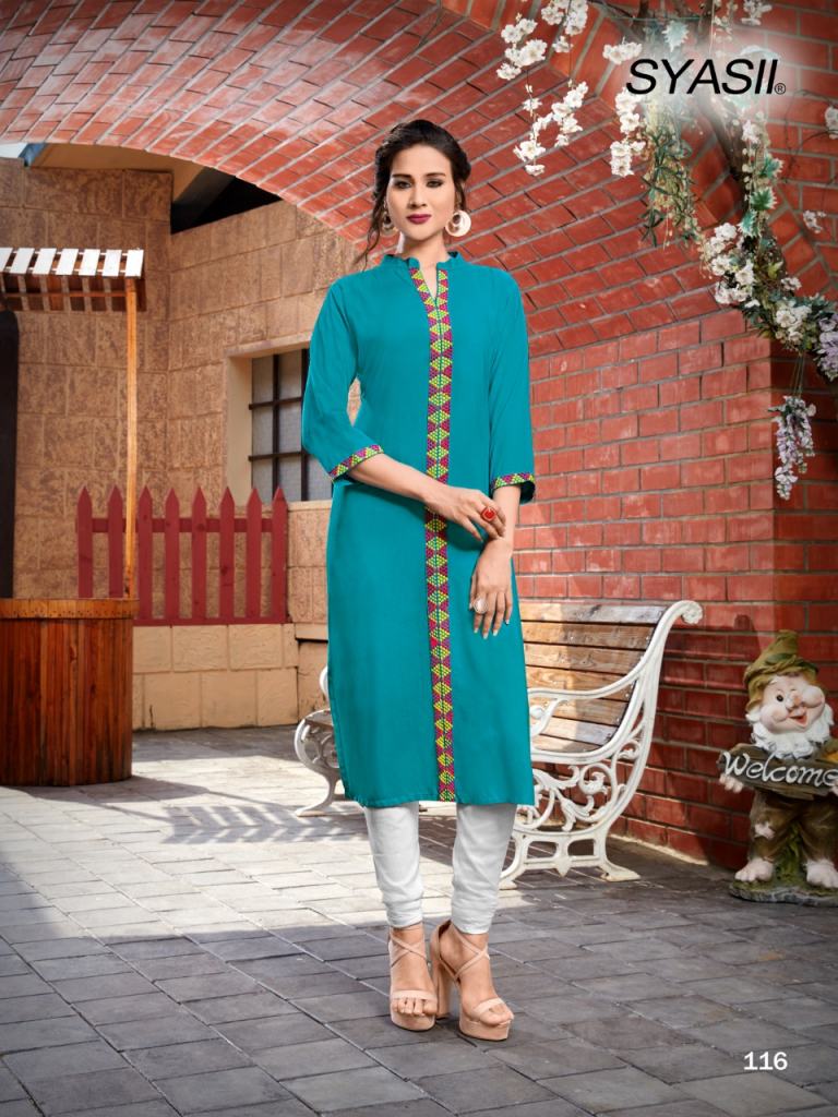 Syasii Presents Maryam Casual Wear Kurti Collection 