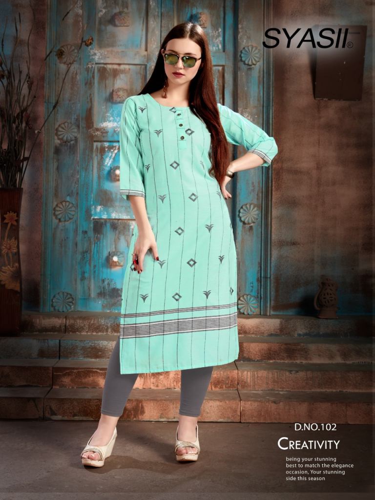Syasii Presents Pure Daily Wear Kurti Collection