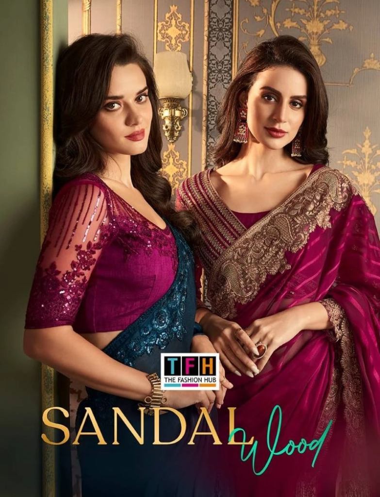 TFH Sandalwood 12th Edition Fancy Designer Saree