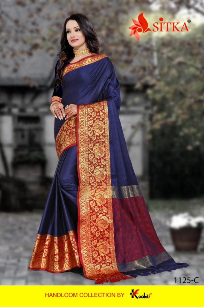 Sitka Present toran silk party wear look sarees