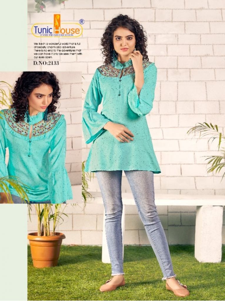 TUNIC HOUSE NOORI VOL-4 SHORT TOP KURTI CATALOUGE