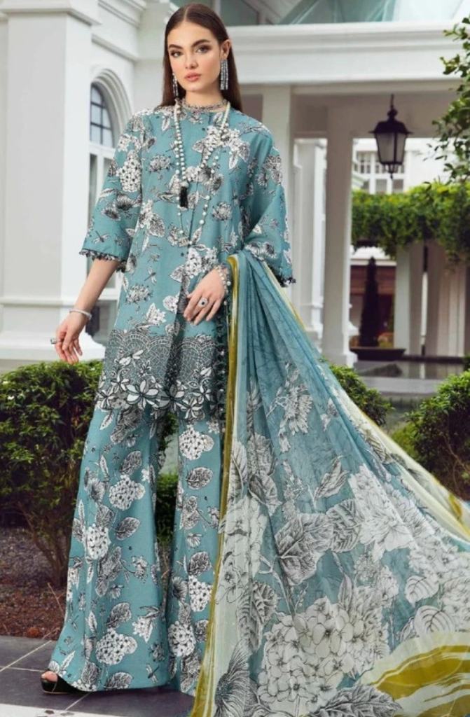 Taj 457 And 458 Cotton Dupatta Pakistani Salwar Suits