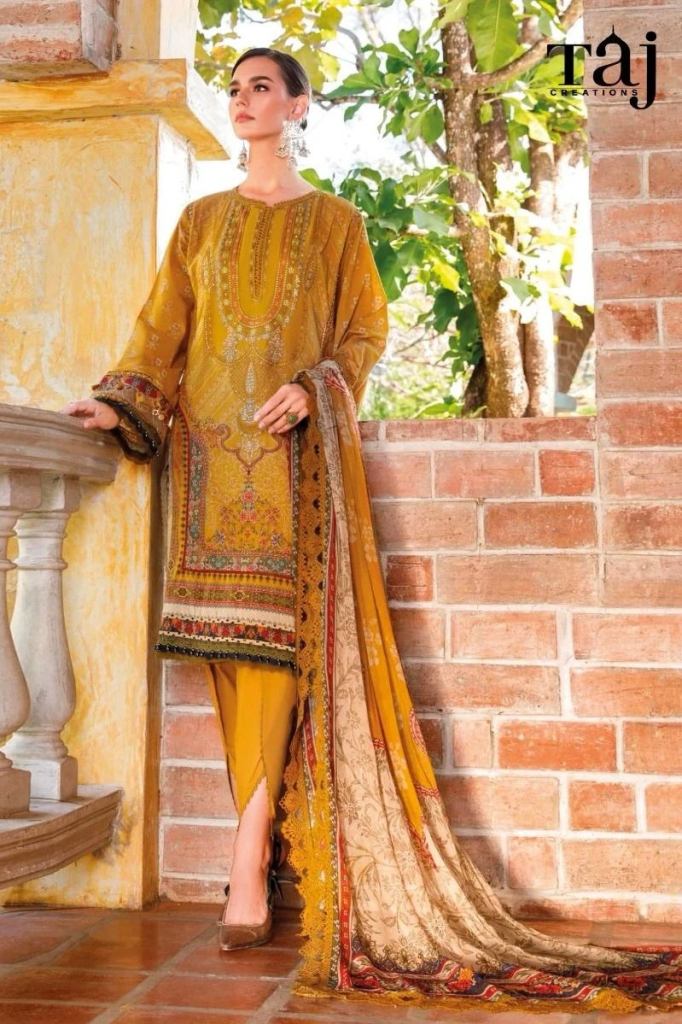 Taj Maria B M 101 New Beautiful Attractive Printed Chiffon Dupatta Pakistani Salwar Suits