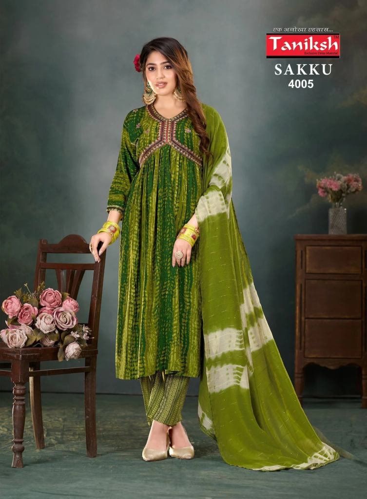 Taniksh Sakku Vol 4 Alia Cut Ready Made Collection