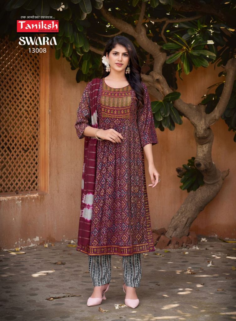 Taniksh Swara Vol 13 Rayon Printed Kurti