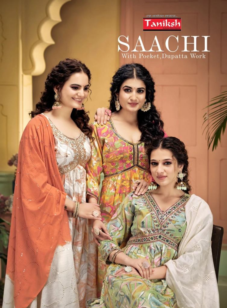 WANNA SAACHI VISCOSE RAYON KURTI PANT WITH DUPATTA