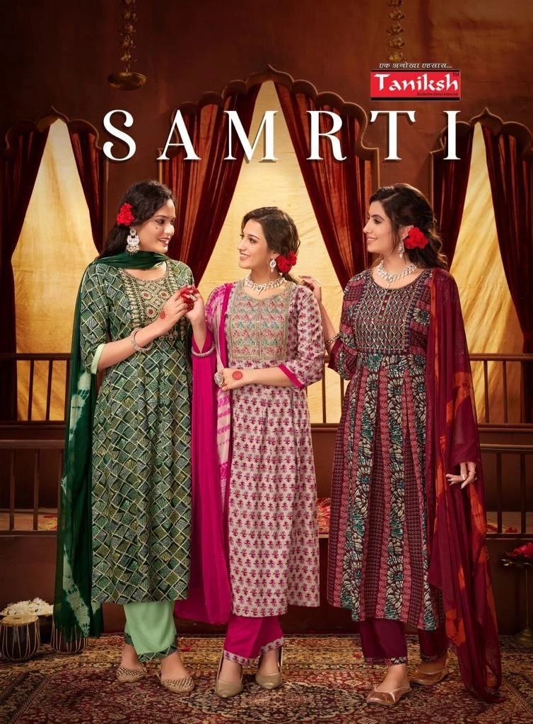 Tanishk Samrti Naira Cut Kurti With Bottom Dupatta