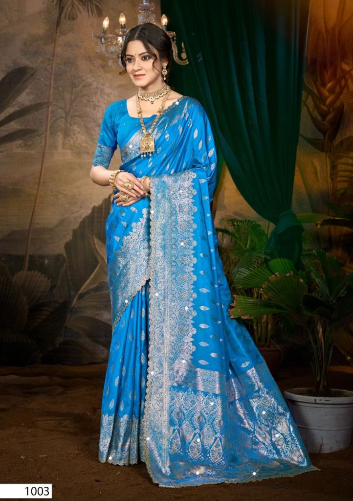 Tina Silk Saroski Vol 1 Worked Fancy Saree