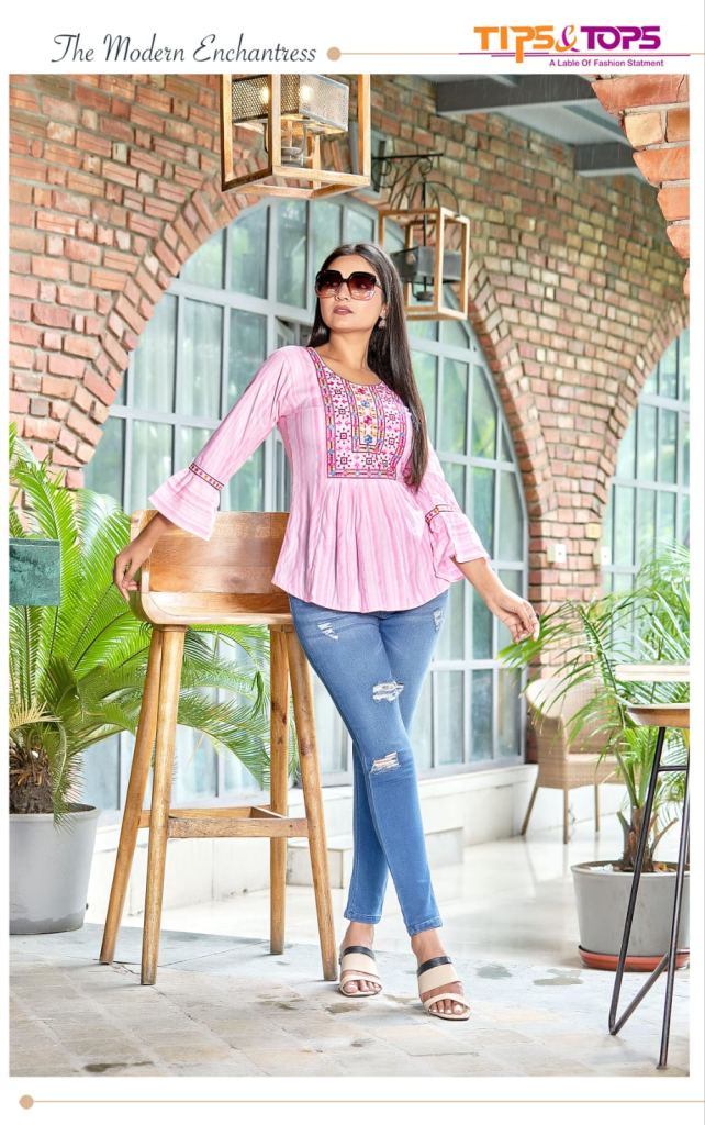 Tips And Tops Lavish Western Wear Short Top Collection