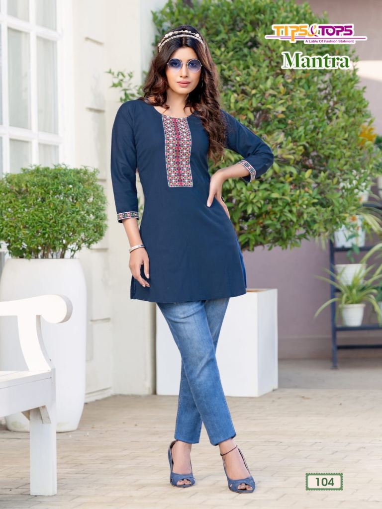 Tips And Tops Mantra Fancy Western Ladies Top Collection