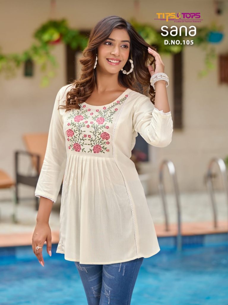Tips And Tops Sana Fancy Short Western Top Collection  