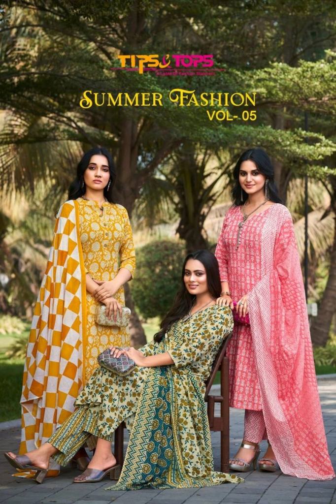 Tips And Tops Summer Fashion Vol 5 Kurti Set