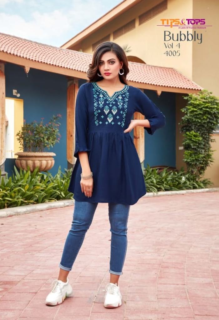 Tips & Tops Bubbly Vol 4 Catalog Western Wear Top Online Available In Wholesale Rate 