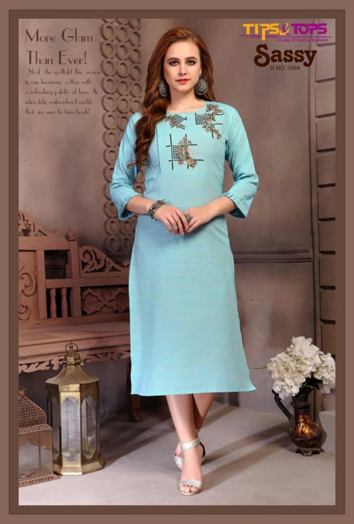Tips&Tops  presents Sassy casual wear  Kurti Collection