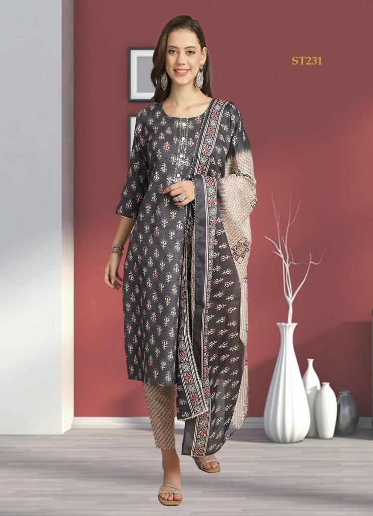 Trendy Dunki Summer Special Printed Casual Wear Salwar Suit