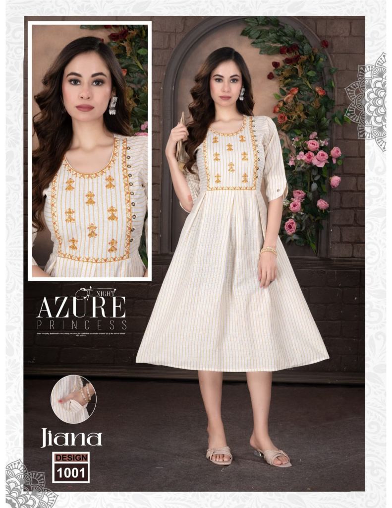 Trendy Jiana Printed Designer Kurti