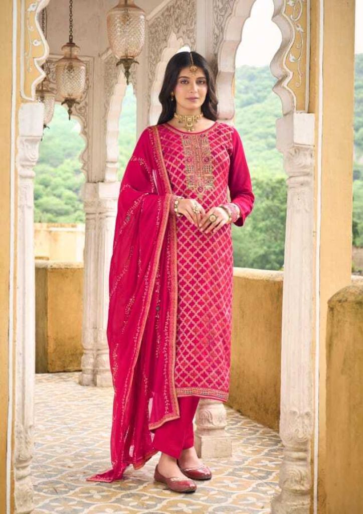 Triple Aaa Aabha Dress Material